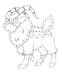 Kleurplaat Van Gogoat Pokemon Kleurplaat Nl