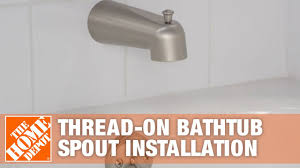 To replace the old bathtub faucet, you need to deploy a few professional tools. How To Replace A Bathtub Faucet The Home Depot