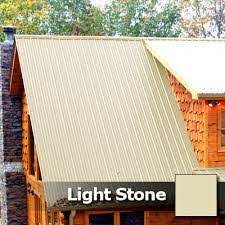 Please note color charts are used as a reference tool. Image Result For Light Stone Metal Roof Metal Roof Roof Roofing