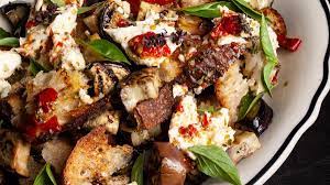 Grilled Eggplant Panzanella Recipe Eggplant Dishes Panzanella Recipe Grilled Eggplant