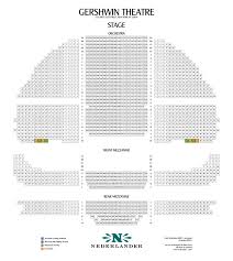 gershwin theatre seating chart