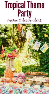 Take the stress out of hosting with these casual dinner party menu ideas. These Are The Only Tropical Themed Party Ideas You Need With Photos Party Themes Dinner Party Themes Tropical Theme Party