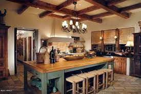 They can create a provincial style. Charming Rustic Old World Kitchen Rustic Kitchen Southwest Kitchen Cozy Kitchen