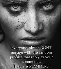 I didn't want to post this, but I think everyone should be aware that the  random people that reply to your comments, comment