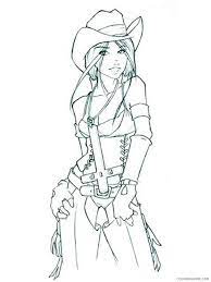 Of course, you have the opportunity to print all these pictures for free to your little girl. Cowgirl Coloring Pages For Girls Cowgirl 3 Printable 2021 0282 Coloring4free Coloring4free Com