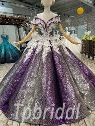 Purple Prom Dress Wedding Dress Ball Gown Custom Made Ball Gowns Ball Gown Wedding Dress Gowns