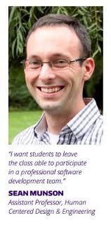 Sean Munson profiled in provost report