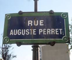 La Rue Auguste Perret Paris 75013 Rue De Paris Paris Plaque De Rue