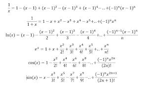Calc Bc Known Power Series Jpg 725 447 Math Calculus Mathematics