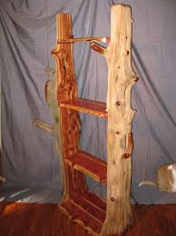 Rustic Cedar Driftwood Shelves Hall Tree In 2020 Cedar Wood Projects Driftwood Shelf Cedar Furniture