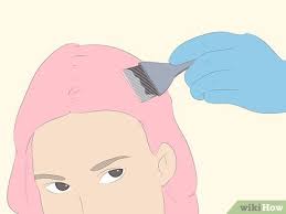 Use both hands to coat the strands, working it all the way from the tips of your hair to the roots. 3 Ways To Get Pink Hair Dye Out Wikihow