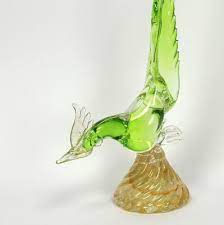 Murano Glass Bird Figure By Paolo