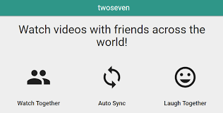 Here are some services that allow you to watch online content together. Twoseven Watch Videos Together Online