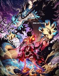 By downloading this app you'll get a huge collection of anime wallpapers to use them in your mobiles or tablets ❤ anime wallpaper ❤ contains wallpapers and fan art of animes and manga such as. Luffy Vs Kaido S Dragon Form From Luis Figueiredo Art Facebook