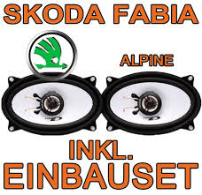 It is the successor of the škoda felicia, which was discontinued in 2001.the fabia was available in hatchback, estate (named fabia combi) and saloon (named fabia sedan) body styles at launch, and since 2007, the second generation is offered in hatchback and estate versions. Paket Lautsprecher Hinten Alpine Sxe 4625s 4x6 Koax System Fur Skoda Fabia 1 Kombi Just Sound Best Choice For Caraudio Just Sound De