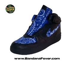 Nike Air Forces Black And Blue Bandana Fever Bandana Fever Custom Bandana Nike Air Force 1 Mid Black Royal Blue Bandana 264 99 Store Bandanafeve Nike Air Force Nike Air Royal Blue