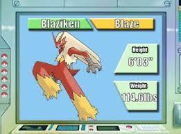 Pokemon Of The Week Blaziken