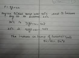 40 celsius = 104 degree fahrenheit The Temperature Of A Body Rises By 40 Degree Celsius How Much Is The Increase In Fahrenheit Scale Brainly In