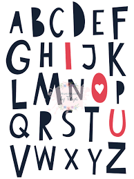 I Love You Abc Svg Dxf Png Handmade By Toya
