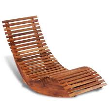 Rocking Sun Lounger Acacia Wood Sun Lounger Outdoor Rocking Chairs Wood Patio Furniture