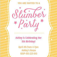 Full moon design slumber party invitation tem. 8 Free Printable Sleepover Invitations She Ll Love