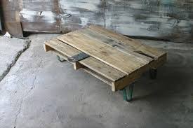 Made of solid wood and iron. Rustic Coffee Table