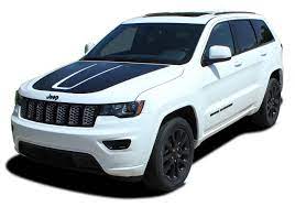 Trail Hood Jeep Grand Cherokee Trailhawk Hood Decal Stripe Vinyl Graphic Kit For 2011 2021 Models Grand Cherokee Trailhawk Jeep Grand Cherokee Jeep Grand