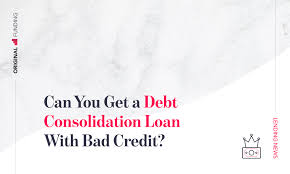Credit card consolidation loans combine multiple credit card balances into a single loan at a fixed rate. Can You Get A Debt Consolidation Loan With Bad Credit