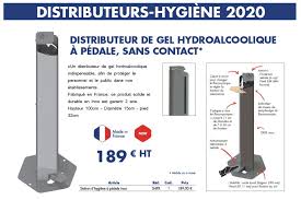 Distributeur Gel Hydroalcoolique