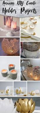 So here are 25 beautiful diy candle holders to get your motivation glowing. 25 Amazing Diy Candle Holder Projects For Your Home Cute Diy Projects