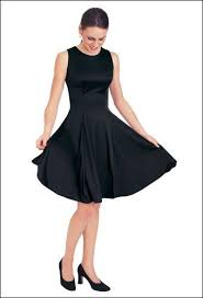 Choir Dress Concert Attire Concert Dresses Black Knee Length Dress