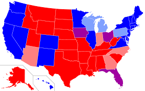 Cost/ec vote is the cost per electoral college vote in a state. Red States And Blue States Wikipedia