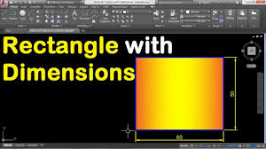 Height labels how high (how tall) the rectangle is. How Do You Dimension A Rectangle In Autocad