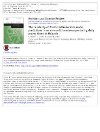 Get more information about notifications, what they are and how they work. Pdf The Reliability Of Predicted Mean Vote Model Predictions In An Air Conditioned Mosque During Daily Prayer Times In Malaysia
