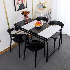 Rated 4 out of 5 stars. Folding Dining Table Set Kitchen Stuff Storage Turns Into A Foldable Bookshelf Home Kitchen Furniture Free Shipping Dining Tables Aliexpress