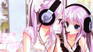 Blue eyes headphones hirosuke long hair megurine luka pink hair. Anime Girls Pink Hair Pink And Blue Eyes With Headphones Wallpaper 1920x1080 776153 Wallpaperup