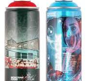 Montana Black Spray Cans CMYK Colour Set Black Artist ...
