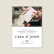 Pick out one of our templates and personalize for every occasion. Free Vector Wedding Invitation Card With Photo