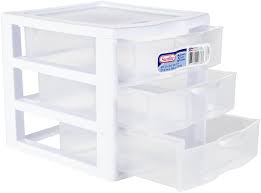 Check spelling or type a new query. Sterilite Small 3 Drawer Unit White Clear Drawers Walmart Com Walmart Com
