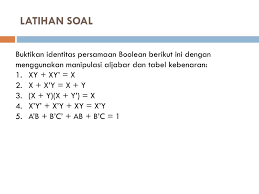 We did not find results for: Ppt Gerbang Logika Aljabar Boolean Powerpoint Presentation Free Download Id 6331719