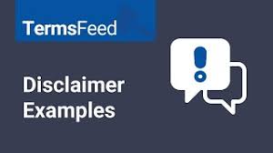 Writing a disclaimer is one of the easiest and most useful ways to protect yourself from unnecessary lawsuits. Disclaimer Examples Termsfeed