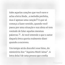 Aquieta minhalma você me leva ao deserto nunca foi sobre nós no silêncio. Letra Da Musica Aquieta Minh Alma Ministerio Zoe
