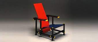 La red blue chair marque une étape singulière dans l'histoire du. Culte Du Design La Chaise Rouge Et Bleu De Gerrit Rietveld Le Point