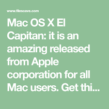 Mac Os X El Capitan10 11 6 Free Download Full Version Mit Bildern Eis