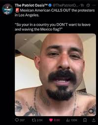 MEXICAN AMERICAN CALLS OUT PROTESTERS 🎯