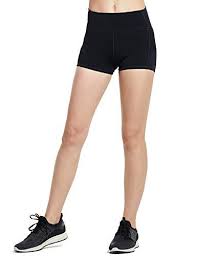 Crz Yoga Womens High Waist Tummy Control Sports Yoga Shorts