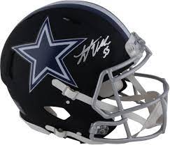 Autographed Leighton Vander Esch Cowboys Helmet Item 9175294 Footballhelmet Sportsmemorabilia Autogr Cowboys Helmet Dallas Cowboys Football Helmets For Sale