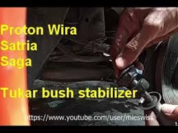 Dan bagaimana cara kerja stabilizer listrik ? Diy Proton Wira Tukar Stabilizer Bush Link Bush Satay Front Stabilizer Bush Replacement Youtube