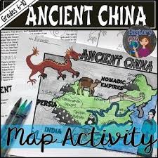 Ancient China Map Activity Print And Digital Ancient China Map Ancient China Activities Ancient China Lessons