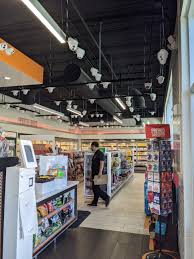 The ludicrous number of security cameras in this gas station foodmart. :  rmildlyinteresting